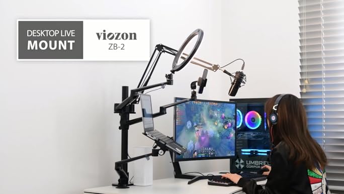 Amazon.com : Viozon Selfie Desktop Live Stand Set 6-in-1 10